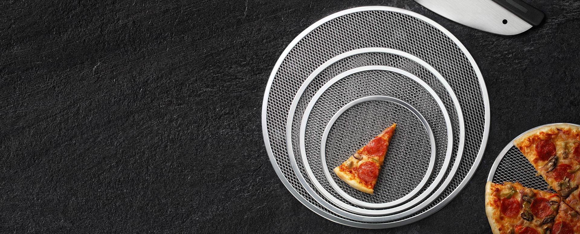 Aluminium pizza -schermen
