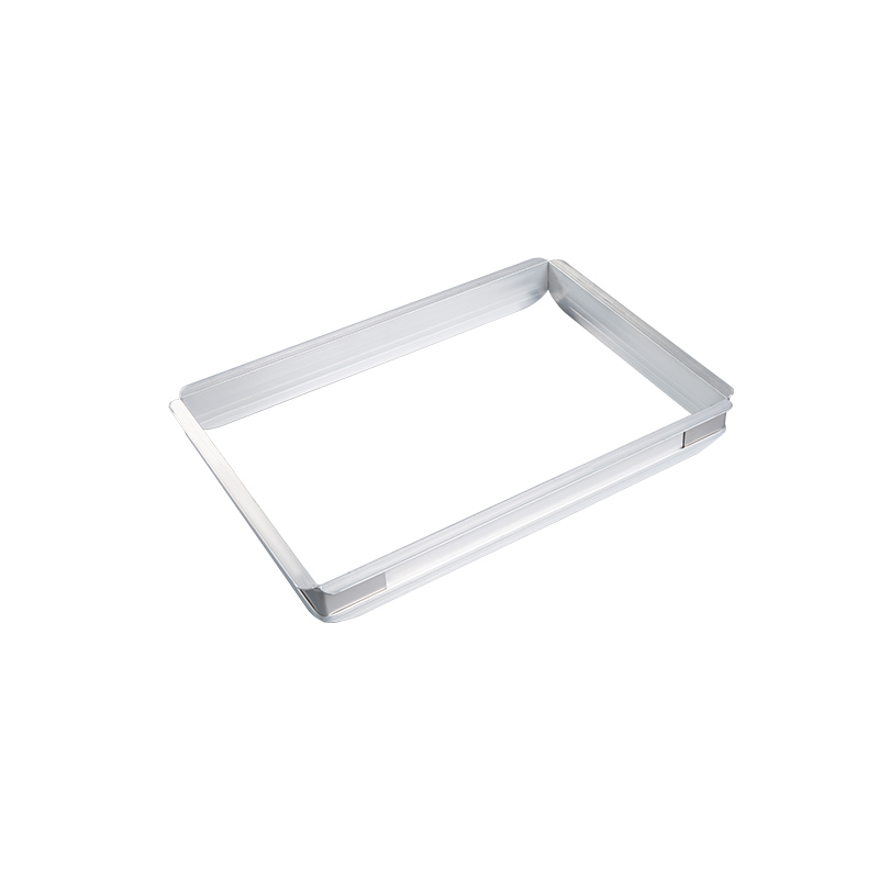 Aluminium plaatbroodje pan extender, halve maat 18 